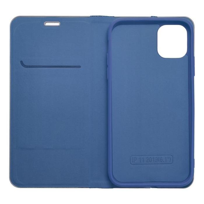OEM - iPhone 16 Pro Plånboksfodral Luna Carbon - Blå
