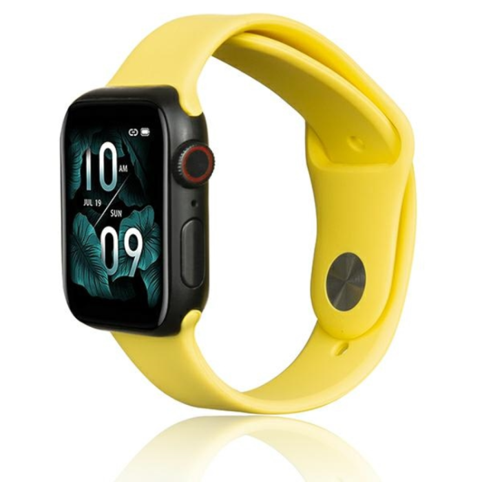 Beline - Beline Apple Watch (38/40/41mm) Armband Silikon - Gul