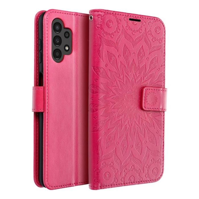 OEM - Galaxy A13 4G Plånboksfodral Mezzo Mandala - Magenta