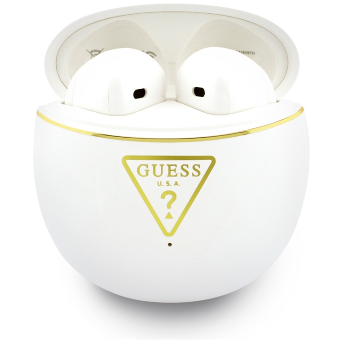 Guess - Guess TWS In-Ear Hörlurar Gold Line Triangle - Vit