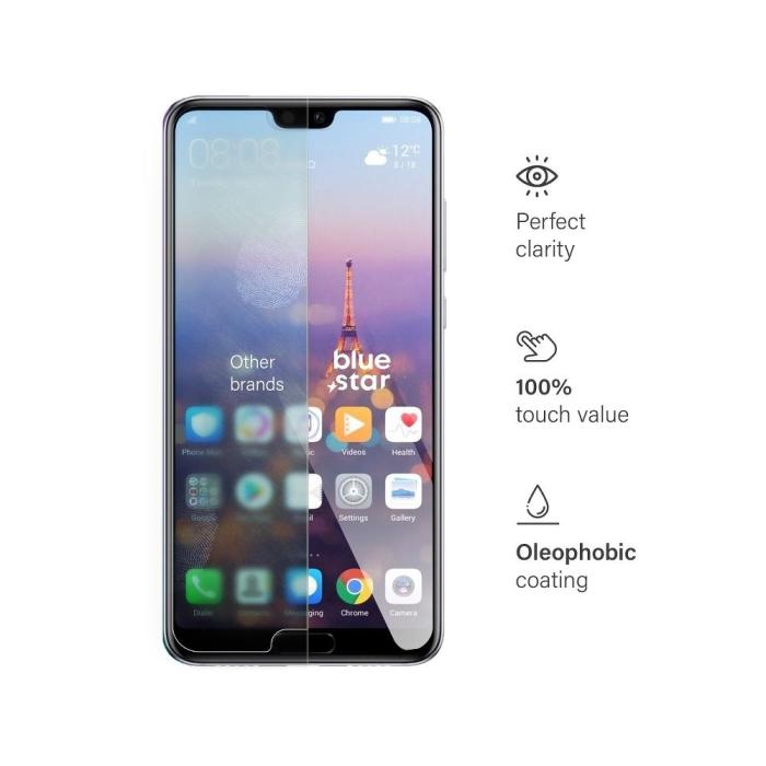 Blue Star - Blue Star Huawei P20 Pro Härdat Glas Skärmskydd