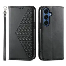 OEM - Samsung Galaxy S26 Fodral Konstl&auml;der Pl&aring;nboksfodral - Svart