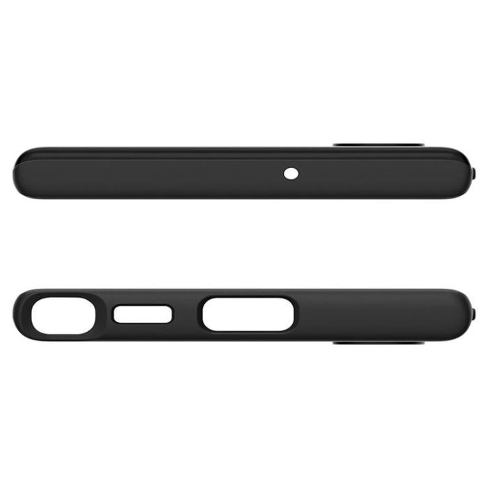 Spigen - Spigen Thin Fit Skal Galaxy S22 Ultra - Svart