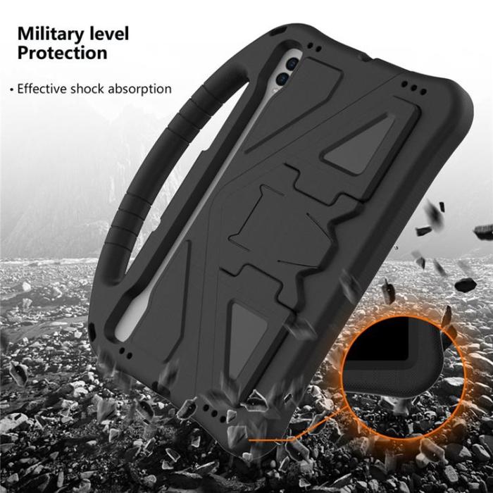 A-One Brand - Galaxy Tab S9 Ultra Skal Kickstand Shockproof - Svart