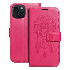 OEM - iPhone 15 Plånboksfodral Mezzo Dreamcatcher - Magenta