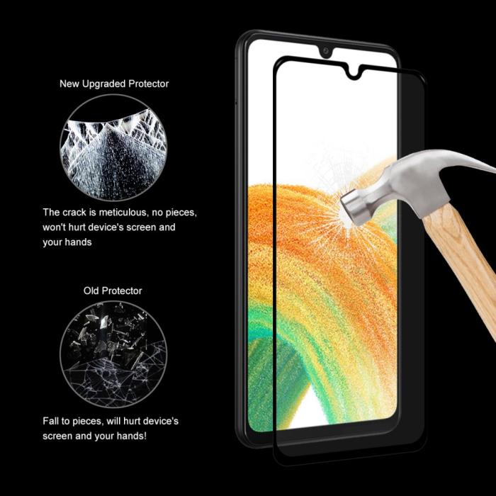 A-One Brand - [2-PACK] Härdat Glas Skärmskydd Samsung Galaxy A13 4G - Svart