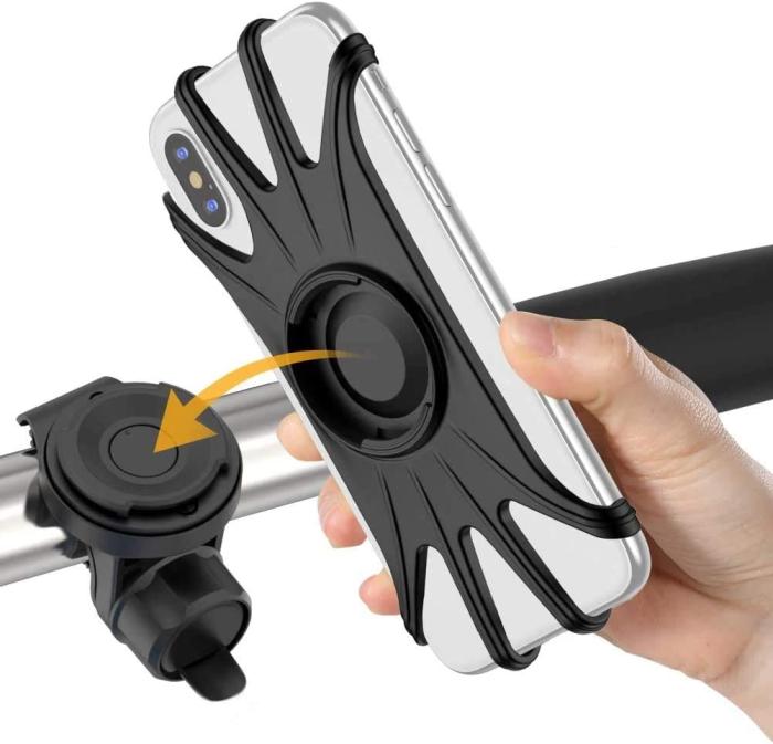 OEM - Universal Borttagbar mobilhållare till cykel - Passar Mobiler 4