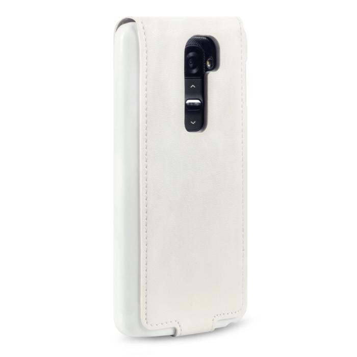 UTGATT4 - Flip Mobilväska - Fodral till LG G2 (Vit)