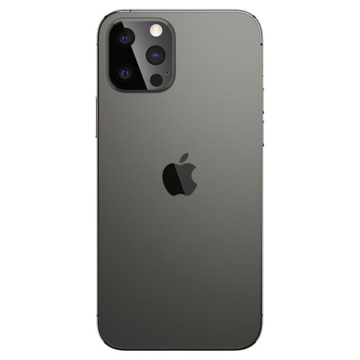 UTGATT5 - SPIGEN Kamera Linsskydd i Härdet Glas iPhone 12 Pro Svart