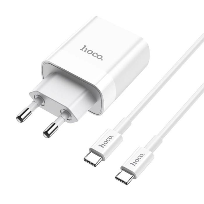 Hoco - HOCO C80a Network Charger Pd20w/Qc3.0 + USB-C Cable Vit