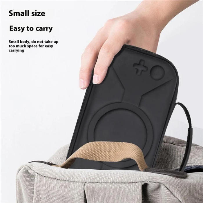 OEM - Nintendo Switch 2 Bärväska Handhållen Organizer Läder - Svart