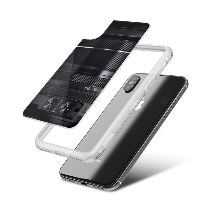 UTGATT5 - Fashion mobilskal till Apple iPhone X - Camera Lens