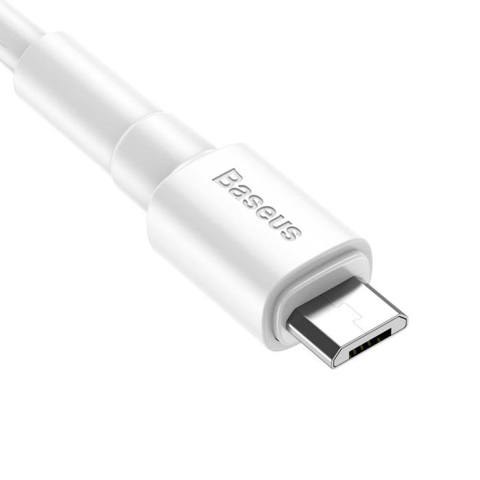 BASEUS - BASEUS Mini Vit Micro-Usb Cable 100 cm Vit