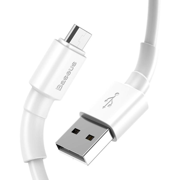 BASEUS - BASEUS Mini Vit Micro-Usb Cable 100 cm Vit