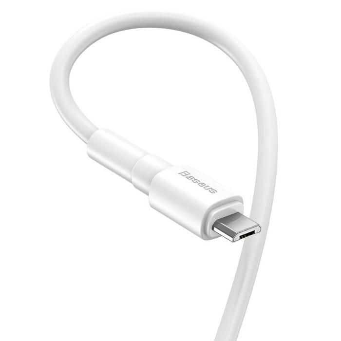 BASEUS - BASEUS Mini Vit Micro-Usb Cable 100 cm Vit