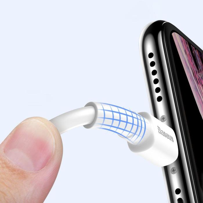 BASEUS - BASEUS Mini Vit Micro-Usb Cable 100 cm Vit