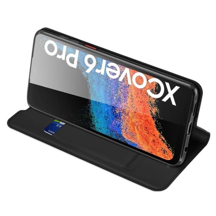 Dux Ducis - Dux Ducis Galaxy Xcover 6 Pro Plånboksfodral Skin Series - Svart