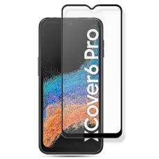 AMORUS - [1-PACK] AMORUS Galaxy Xcover 6 Pro Härdat Glas Skärmskydd Full Glue - Svart