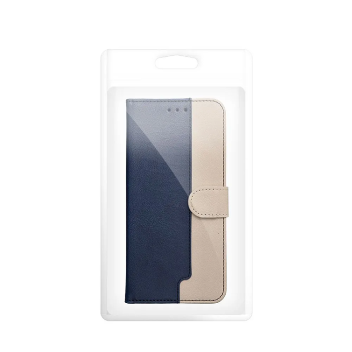 A-One Brand - Plånboksfodral För Galaxy S26 Plus Split - Marinblå/Cream