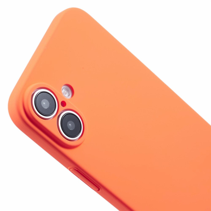 A-One Brand - iPhone 16 Plus Mobilskal Skin-Touch Rubberized PC - Orange