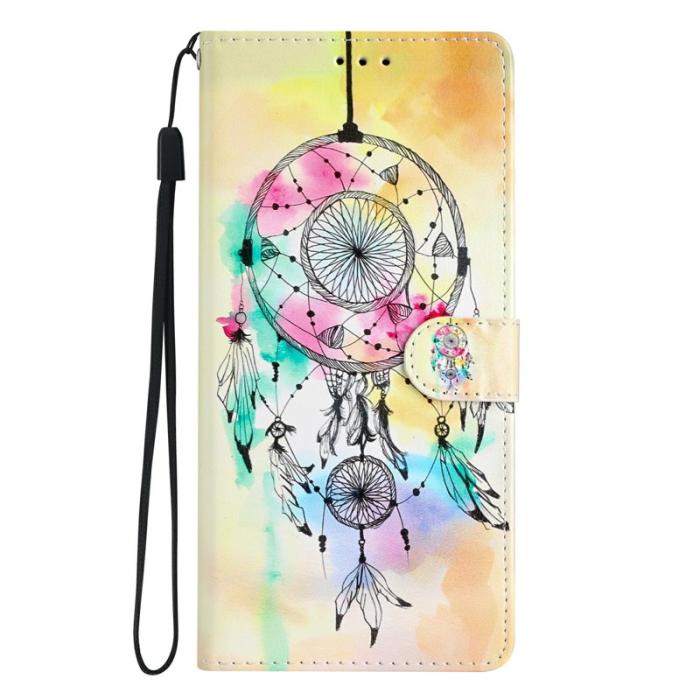 OEM - Samsung Galaxy A37 Plånboksfodral Konstläder Mönstertryck - Wind Chime