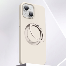 A-One Brand - iPhone 15 Mobilskal MagSafe Silikon Roterande Kickstand