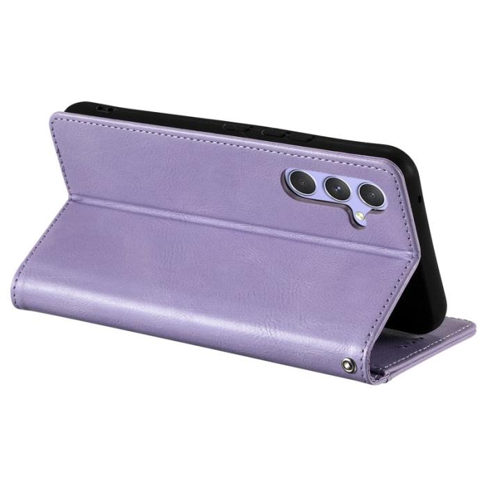 OEM - Samsung Galaxy A37 Plånboksfodral Konstläder Anti-Fall - Lila