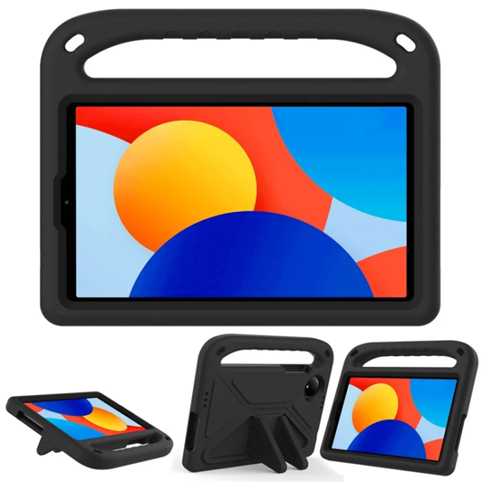 A-One Brand - Xiaomi Redmi Pad SE Skal EVA Handgrepp Kickstand - Svart