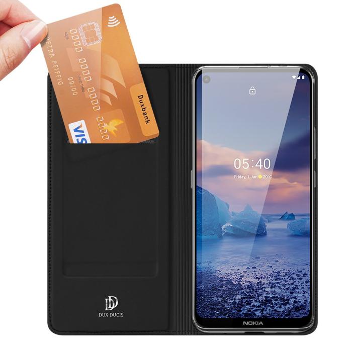 Dux Ducis - Dux Ducis Skin Series Plånboksfodral Nokia 5.4 - Svart