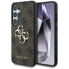 Guess - Guess Galaxy S25 Mobilskal Big 4G Logo Classic - Brun