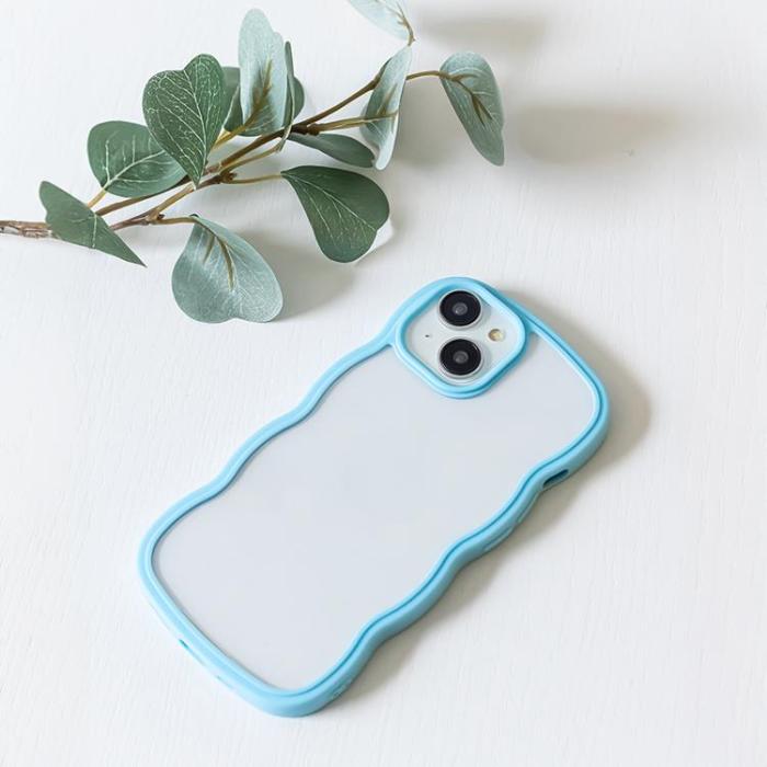 OEM - iPhone X/XS Mobilskal Wave - Blå