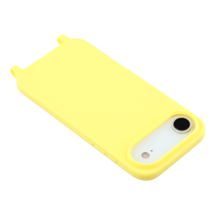 A-One Brand - iPhone 17 Air Mobilskal TPU Shockproof med Lanyard - Gul