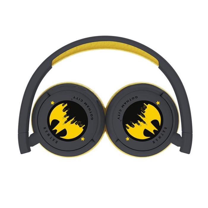 BATMAN - BATMAN Hörlur On-Ear Junior Trådlös - Svart/Gul
