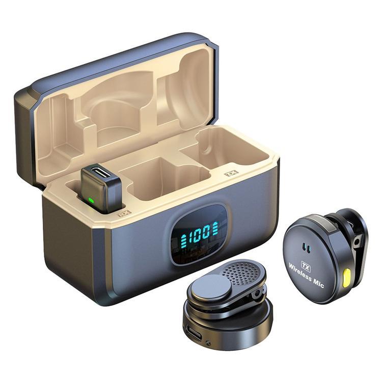 Livesändning BrusRöducering Trådlös 2.4G Lavaliermikrofon Q8 (Type-C Interface) | 249 | AlltMobil