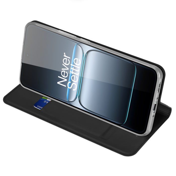 Dux Ducis - Dux Ducis OnePlus Nord 5 Plånboksfodral Skin Pro Läder - Svart