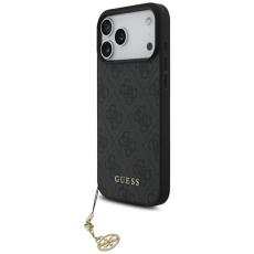 Guess - Guess iPhone 17 Pro Max Mobilskal MagSafe 4G Charms Collection - Svart