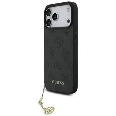 Guess - Guess iPhone 17 Pro Max Mobilskal MagSafe 4G Charms Collection - Svart