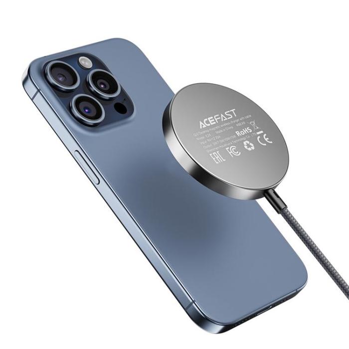 Acefast - ACEFAST Qi2 Skrivbord MagSafe Trådlös Laddare iPhone med Typ-C-kabel E24