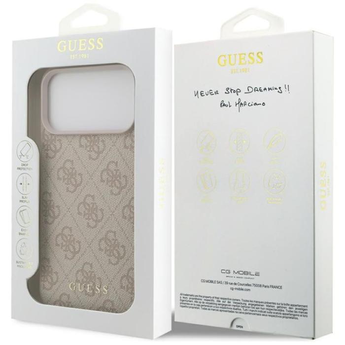 Guess - Guess iPhone 17 Pro Max Mobilskal 4G Classic - Rosa