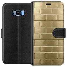 iSecrets - Pl&aring;nboksfodral till Samsung Galaxy S8 med Gyllene Murstenar