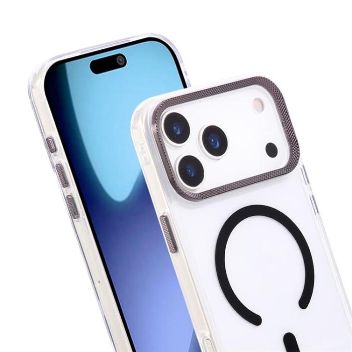 A-One Brand - iPhone 17 Pro Max Mobilskal MagSafe Texture Frame - Svart