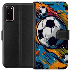 iSecrets - Plånboksfodral till Samsung Galaxy S20 med Fotbollar
