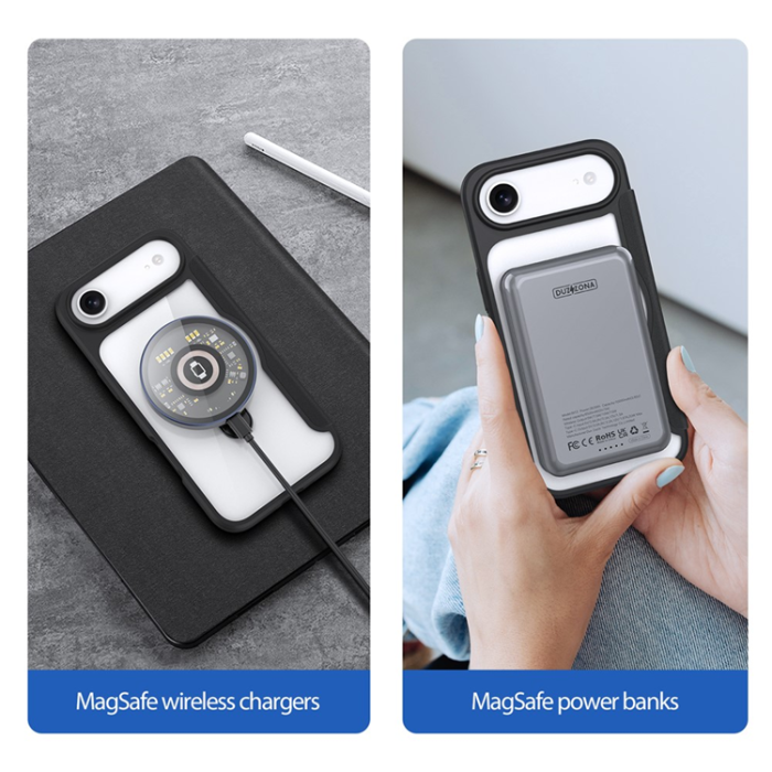 Dux Ducis - Dux Ducis iPhone Air Plånboksfodral MagSafe Skin X Pro Kickstand