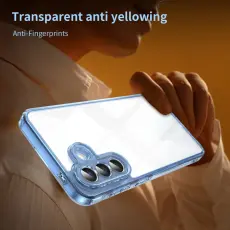 OEM - Mobilskal till Samsung Galaxy A57 Plast + Akryl Anti-Gulning - Bl&aring;