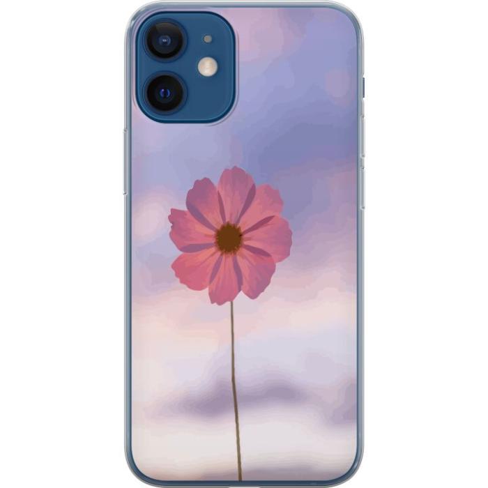 iSecrets - Mobilskal till Apple iPhone 12 mini med Rosa blomma