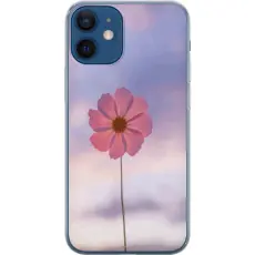 Gustaf - Mobilskal till Apple iPhone 12 mini med Rosa blomma