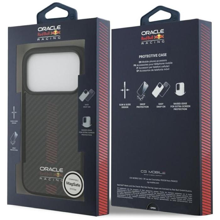 Red Bull - Red Bull iPhone 17 Pro Mobilskal MagSafe Kevlar Powerbar - Marinblå