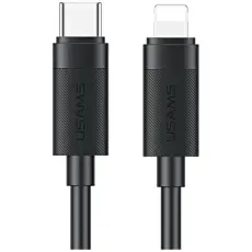 USAMS - USAMS USB-C till Lightning 30W Kabel 1m U94 - Svart