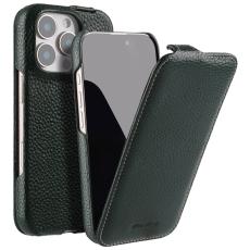 Melkco - MELKCO Mobilskal till iPhone 16 Pro Max &Auml;kta L&auml;der + PC - Gr&ouml;n