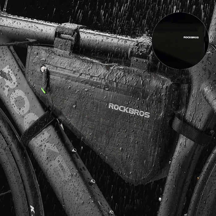 Rockbros - Rockbros AS-017 Cykelramsväska 5 L - Mörkgrön